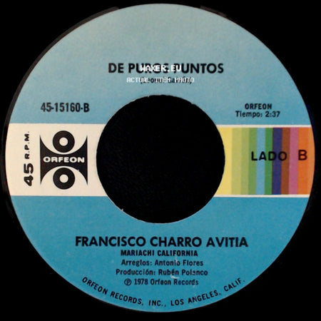 Francisco Charro Avitia - Jinetes De La Frontera (El Ku Kux Klan) / De Puros Puntos side B