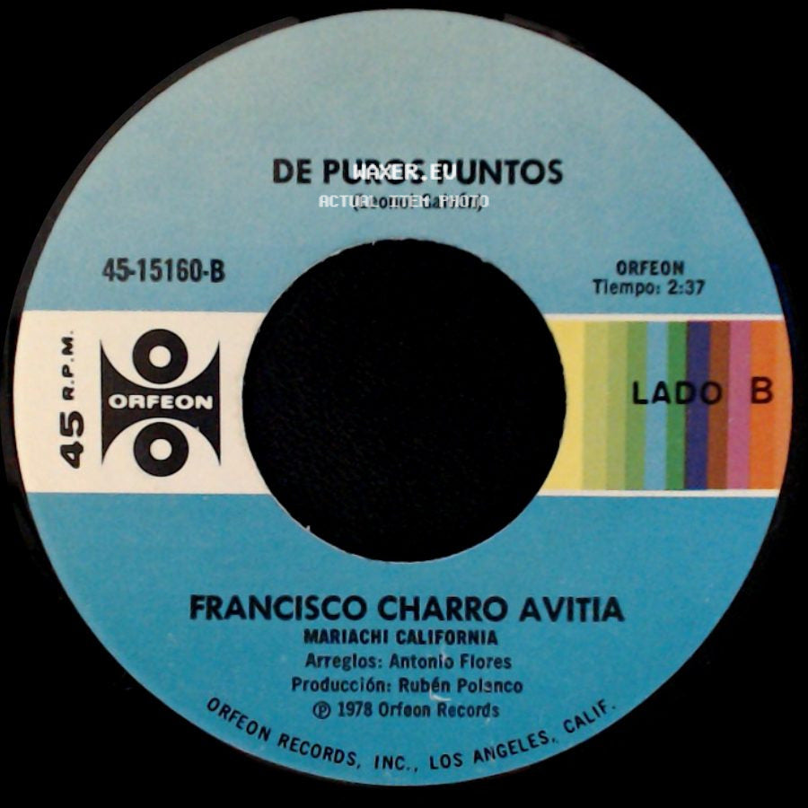Francisco Charro Avitia - Jinetes De La Frontera (El Ku Kux Klan) / De Puros Puntos side B