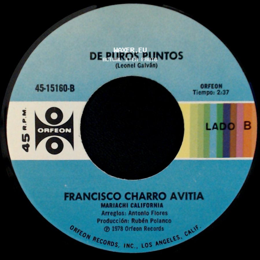 Francisco Charro Avitia - Jinetes De La Frontera (El Ku Kux Klan) / De Puros Puntos side B