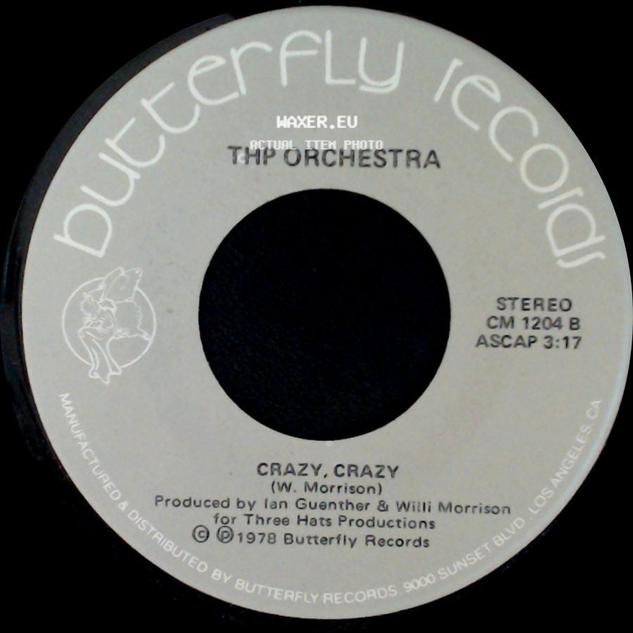Thp Orchestra - Black Orpheus (Manha De Carnival) / Crazy, Crazy side B