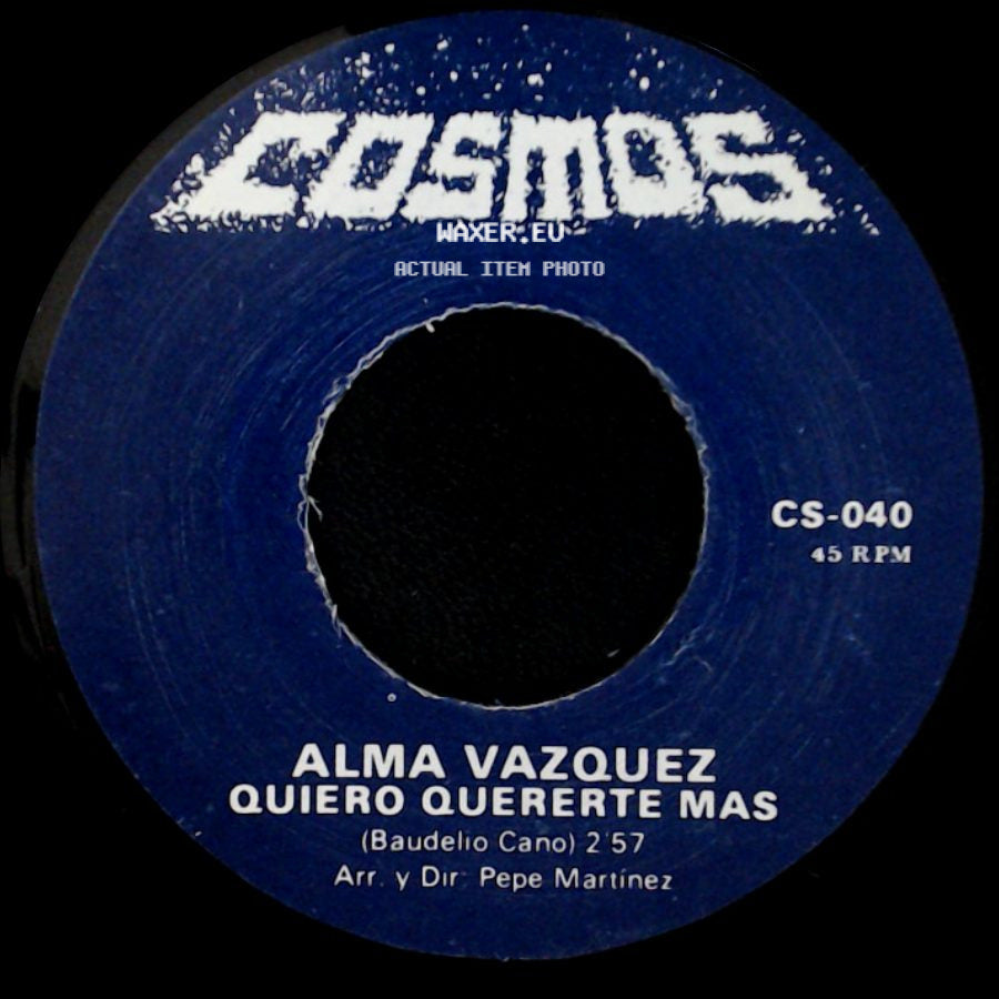 Alma Vazquez - Ni Tu Ni Yo / Quiero Quererte Mas side B