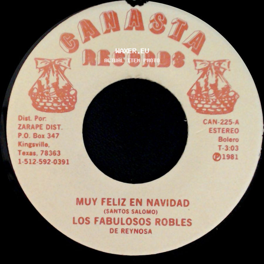 Los Fabulosos Robles De Reynosa - Muy Feliz En Navidad / Callada side A