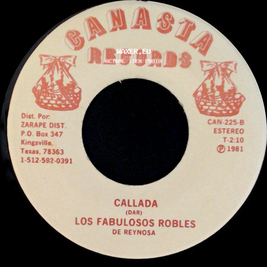 Los Fabulosos Robles De Reynosa - Muy Feliz En Navidad / Callada side B