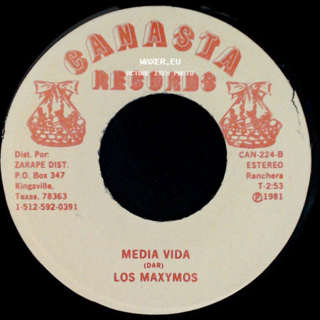 Los Maxymos - Mejor Me Voy / Media Vida side B