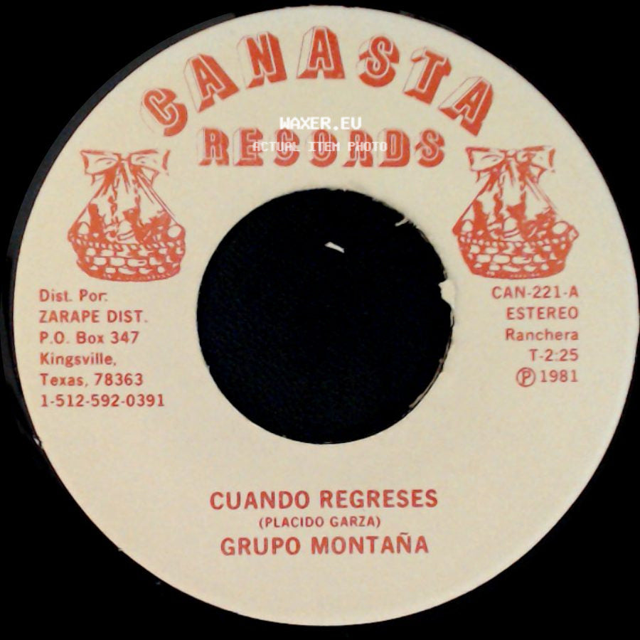Grupo Montaña - Cuando Regreses / En La Mano Derecha side A