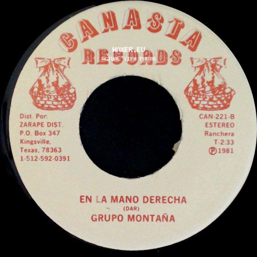 Grupo Montaña - Cuando Regreses / En La Mano Derecha side B