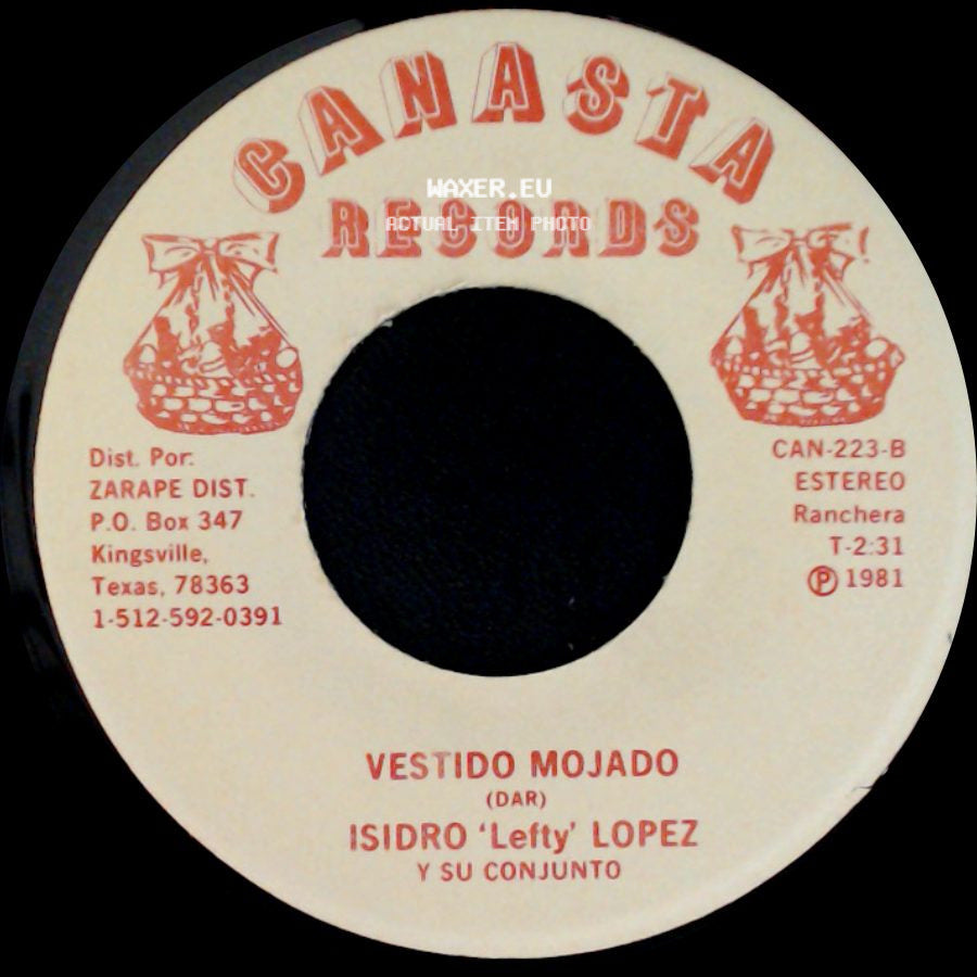 Isidro 'lefty' Lopez Y Su Conjunto - Baraja Nueva / Vestido Mojado side B