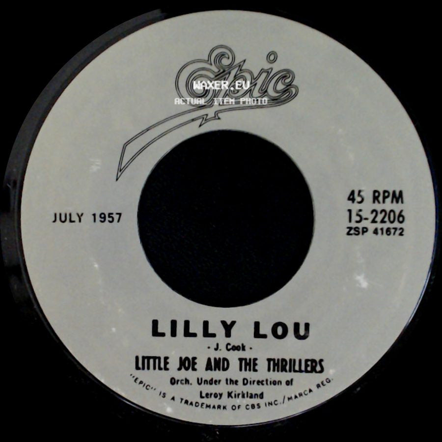 Little Joe And The Thrillers - Peanuts / Lilly Lou side B