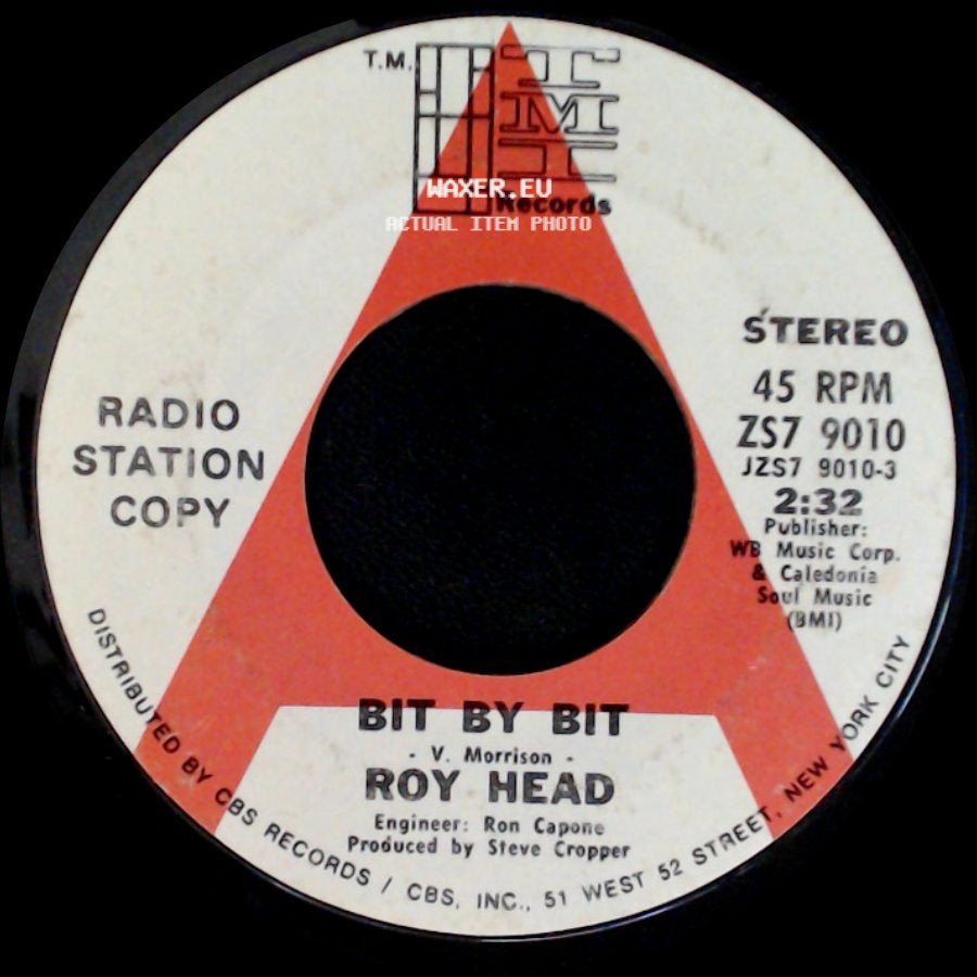 Roy Head - Wait Till I Arrive / Bit By Bit side B