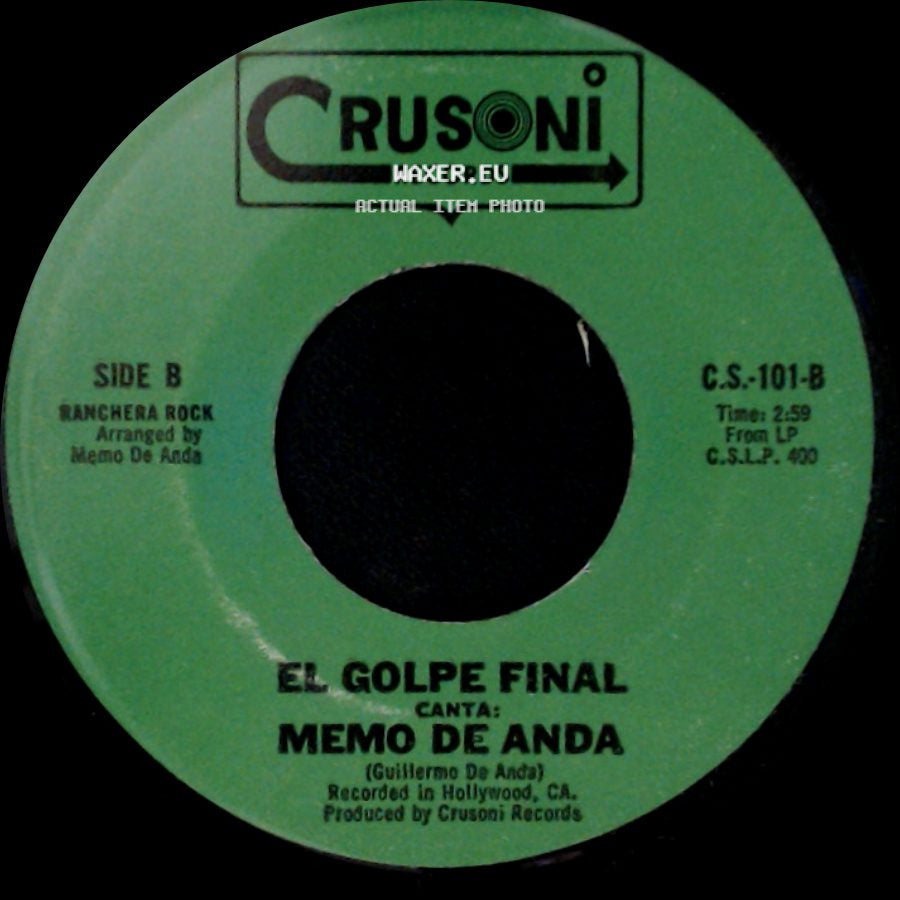 Memo De Anda - Te Metiste Hasta Dentro / El Golpe Final side B