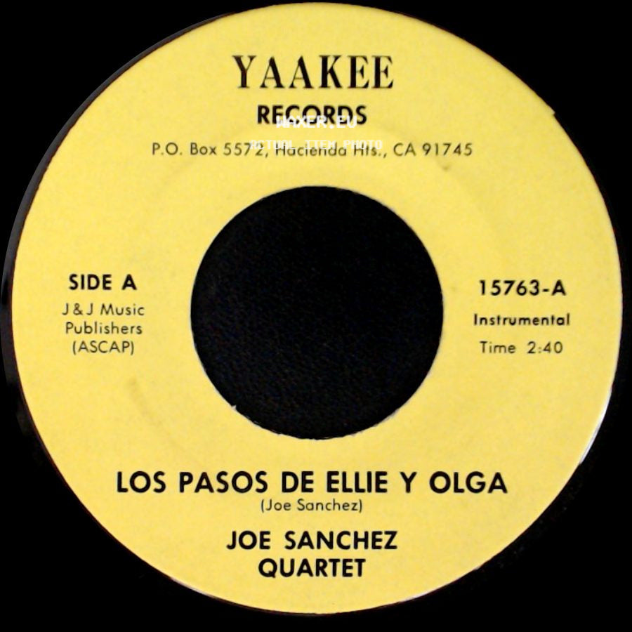 Joe Sanchez Quartet / Joe Sanchez - Los Pasos De Ellie Y Olga / Charlene side A