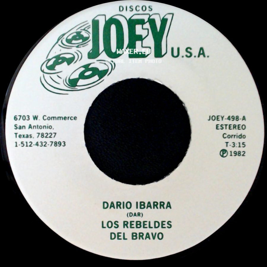 Dario Ibarra / Los Rebeldes Del Bravo - Los Rebeldes Del Bravo / La Hija Olvidada side A