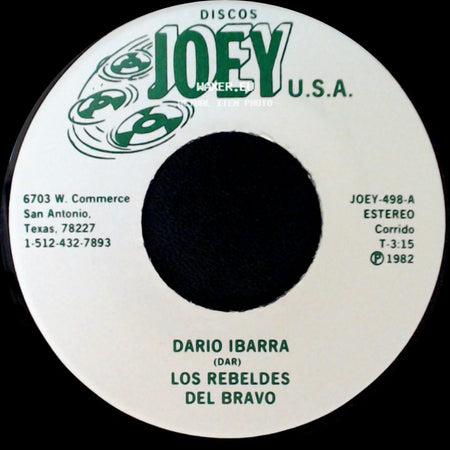 Dario Ibarra / Los Rebeldes Del Bravo - Los Rebeldes Del Bravo / La Hija Olvidada side A