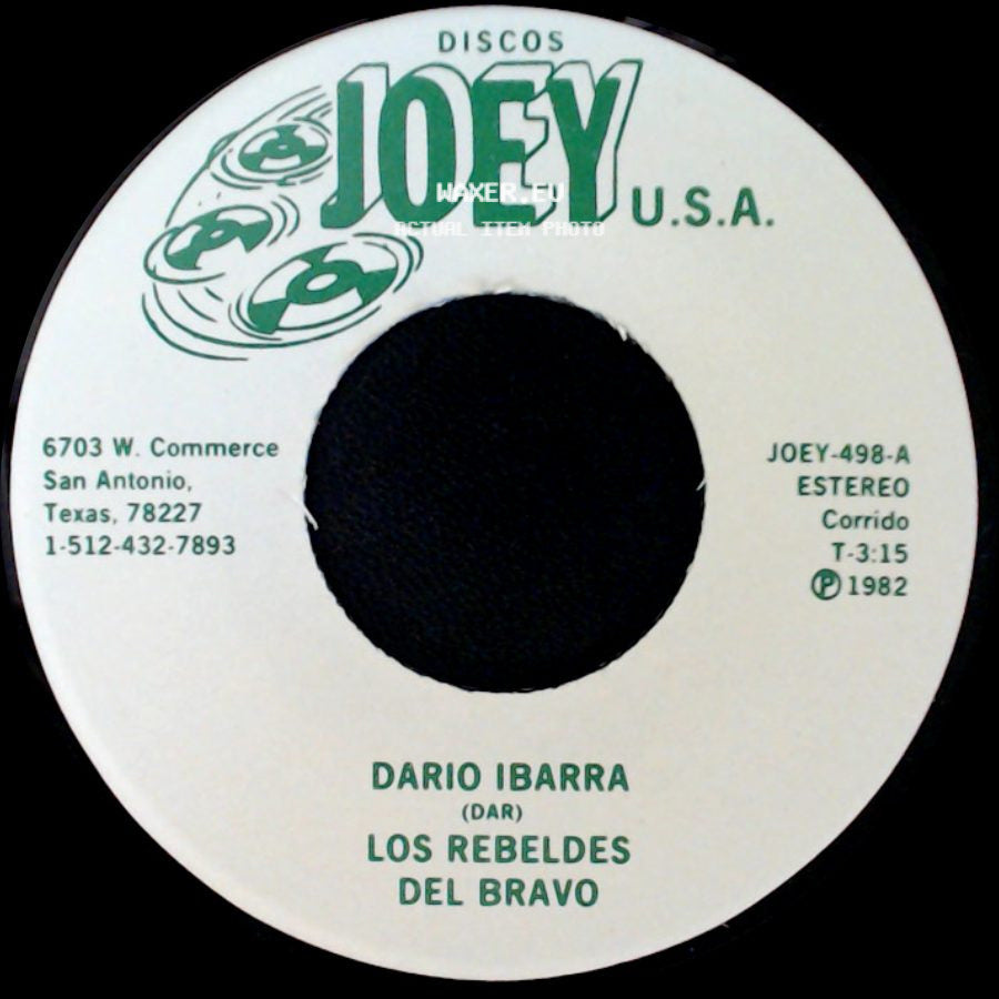 Dario Ibarra / Los Rebeldes Del Bravo - Los Rebeldes Del Bravo / La Hija Olvidada side A