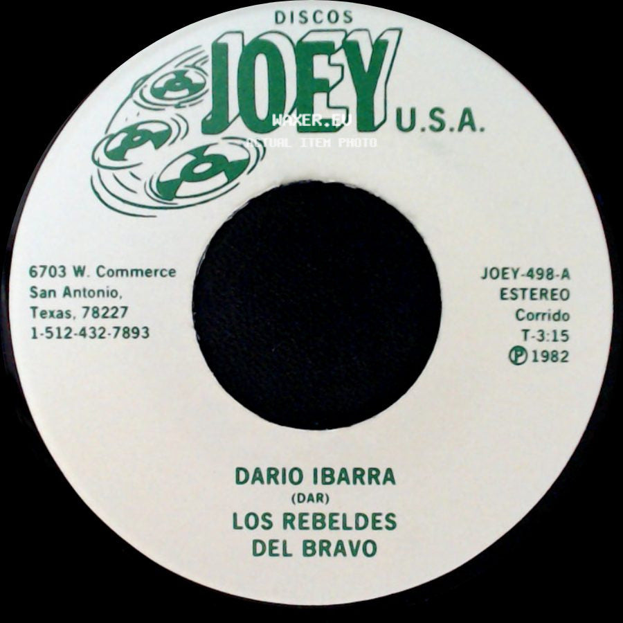 Dario Ibarra (Dar) / Los Rebeldes Del Bravo - Los Rebeldes Del Bravo / La Hija Olvidada side A