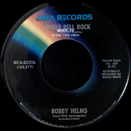 Bobby Helms - Captain Santa Claus (And His Rocket Space Patrol) / Jingle Bell Rock side B