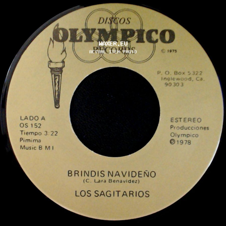 Los Sagitarios - Brindis Navideño / Pero Te Vas side A