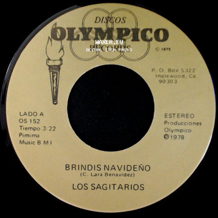 Los Sagitarios - Brindis Navideño / Pero Te Vas side A