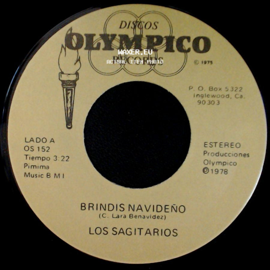 Los Sagitarios - Brindis Navideño / Pero Te Vas side A