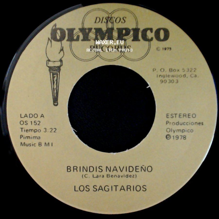 Los Sagitarios - Brindis Navideño / Pero Te Vas side A