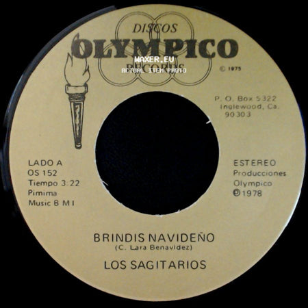 Los Sagitarios - Brindis Navideño / Pero Te Vas side A