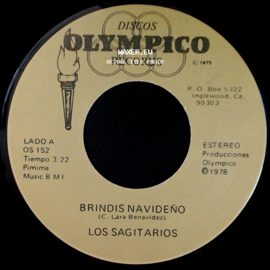 Los Sagitarios - Brindis Navideño / Pero Te Vas side A