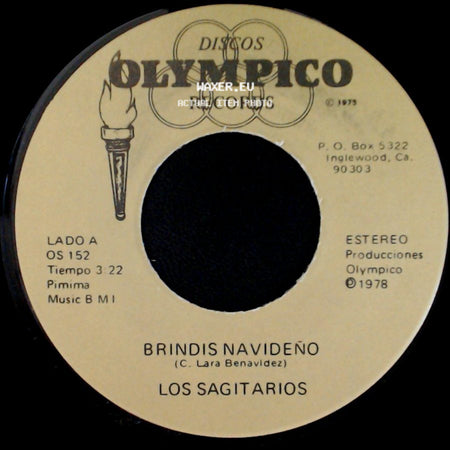 Los Sagitarios - Brindis Navideño / Pero Te Vas side A
