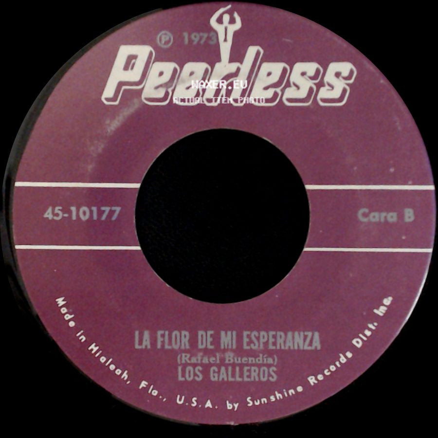 Los Galleros - Un Dolor En El Alma / La Flor De Mi Esperanza side B