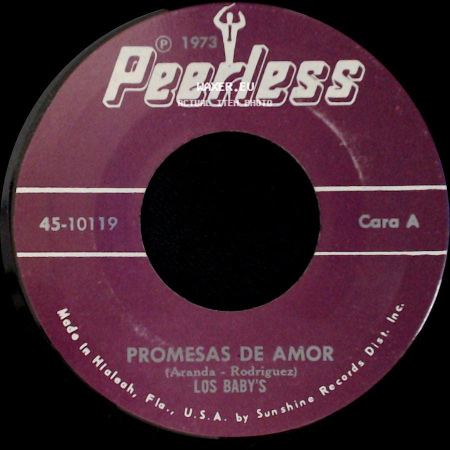 Los Baby's - Promesas De Amor / Lo Que Senti Por Ti side A