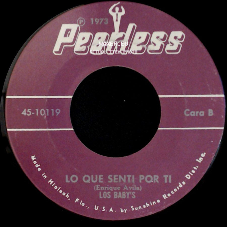 Los Baby's - Promesas De Amor / Lo Que Senti Por Ti side B