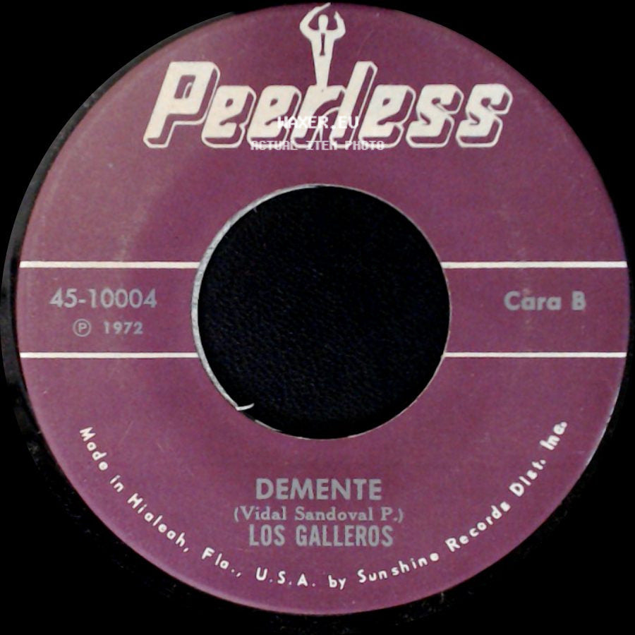 Los Galleros - Me Voy Llorando / Demente side B