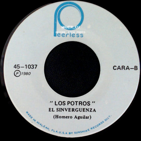 Los Potros / El Sinverguenza - Me Llaman Asesino / Los Potros side B