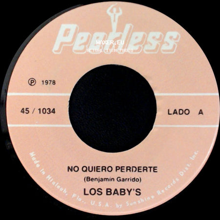 Los Baby's - No Quiero Perderte / Amor Del Alma side A
