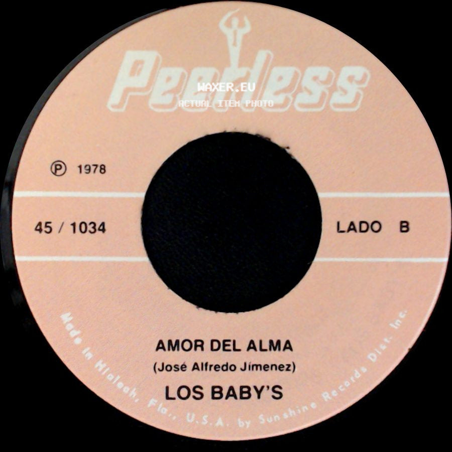 Los Baby's - No Quiero Perderte / Amor Del Alma side B