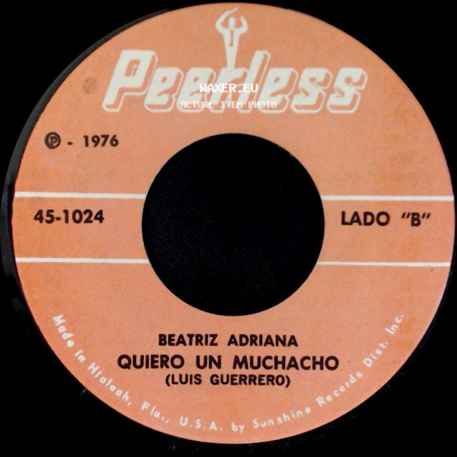 Beatriz Adriana - Que Digan Misa / Quiero Un Muchacho side B