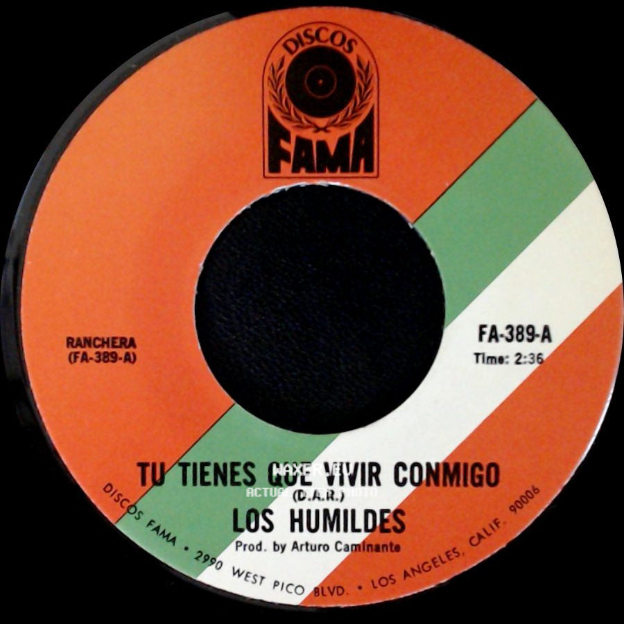Los Humildes - Tu Tienes Que Vivir Conmigo / Noches Tenebrosas side A