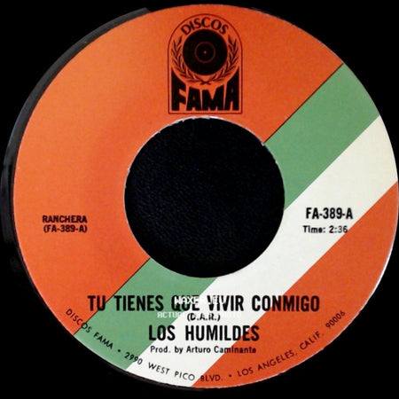 Los Humildes - Tu Tienes Que Vivir Conmigo / Noches Tenebrosas side A