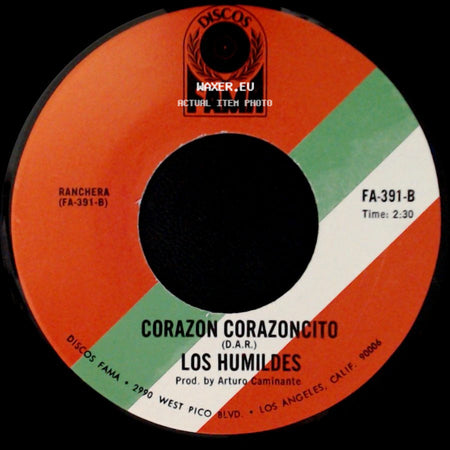 Los Humildes - Olvidarte Nunca / Corazon Corazoncito side B