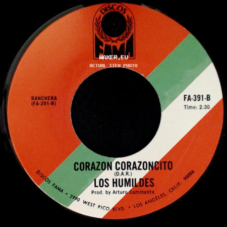 Los Humildes - Olvidarte Nunca / Corazon Corazoncito side B