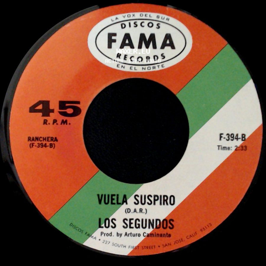 Los Segundos - Me Juraste / Vuela Suspiro (D.A.R.) side B
