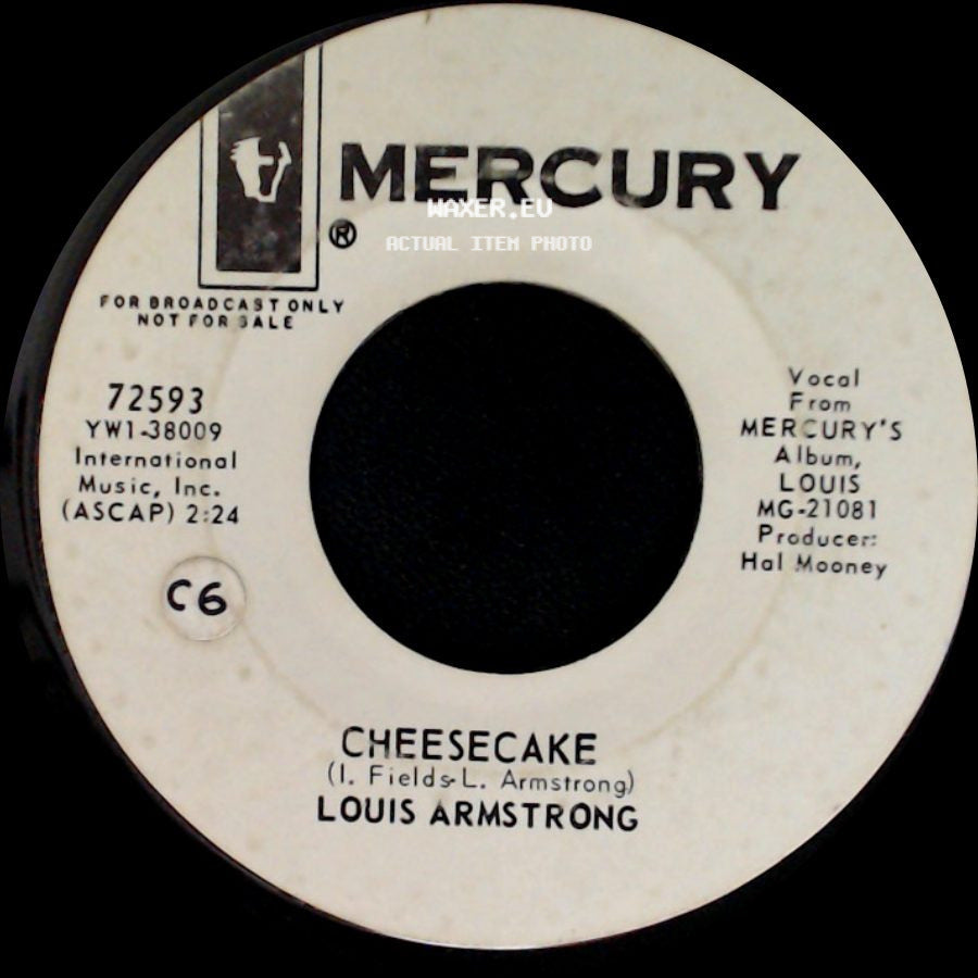Louis Armstrong - Bye 'n Bye / Cheesecake side B