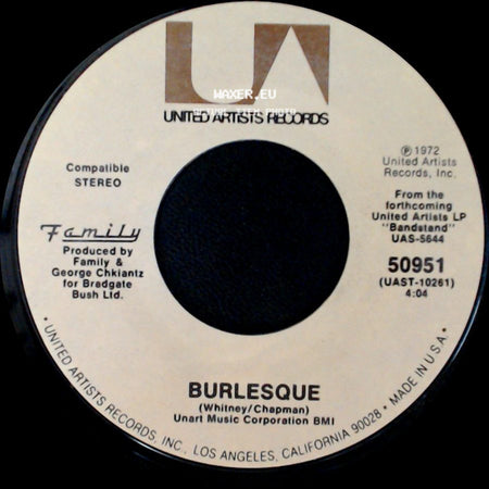 Family - Burlesque / The Rocking R's side A