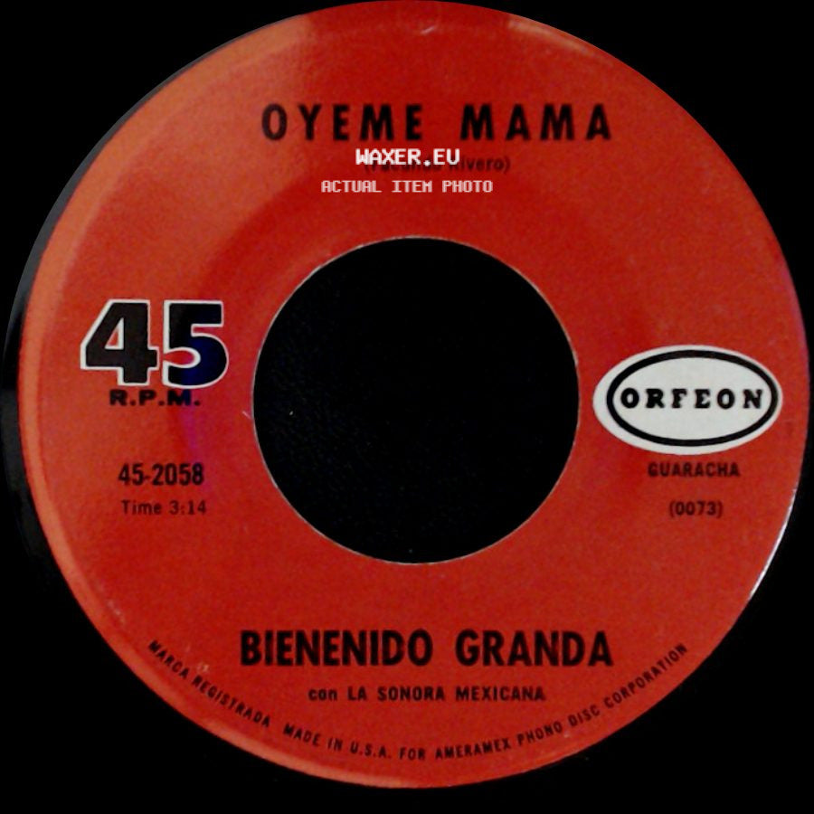 Bienvenido Granda - Oyeme Mama / Micaela side A