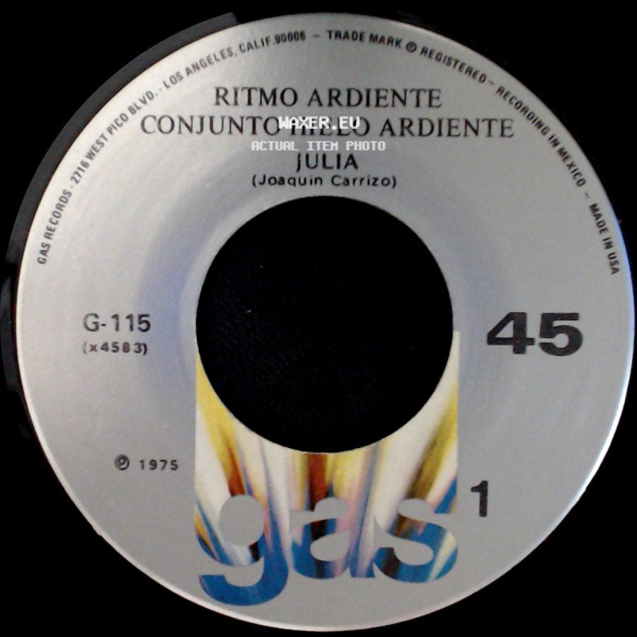 Conjunto Hielo Ardiente - Julia / Vengo Cantando side A