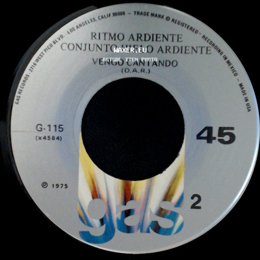 Conjunto Hielo Ardiente - Julia / Vengo Cantando side B