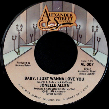 Jonelle Allen - Baby, I Just Wanna Love You / Sunday Afternoons And You side A