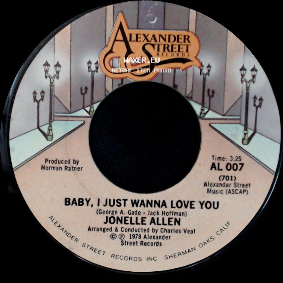 Jonelle Allen - Baby, I Just Wanna Love You / Sunday Afternoons And You side A