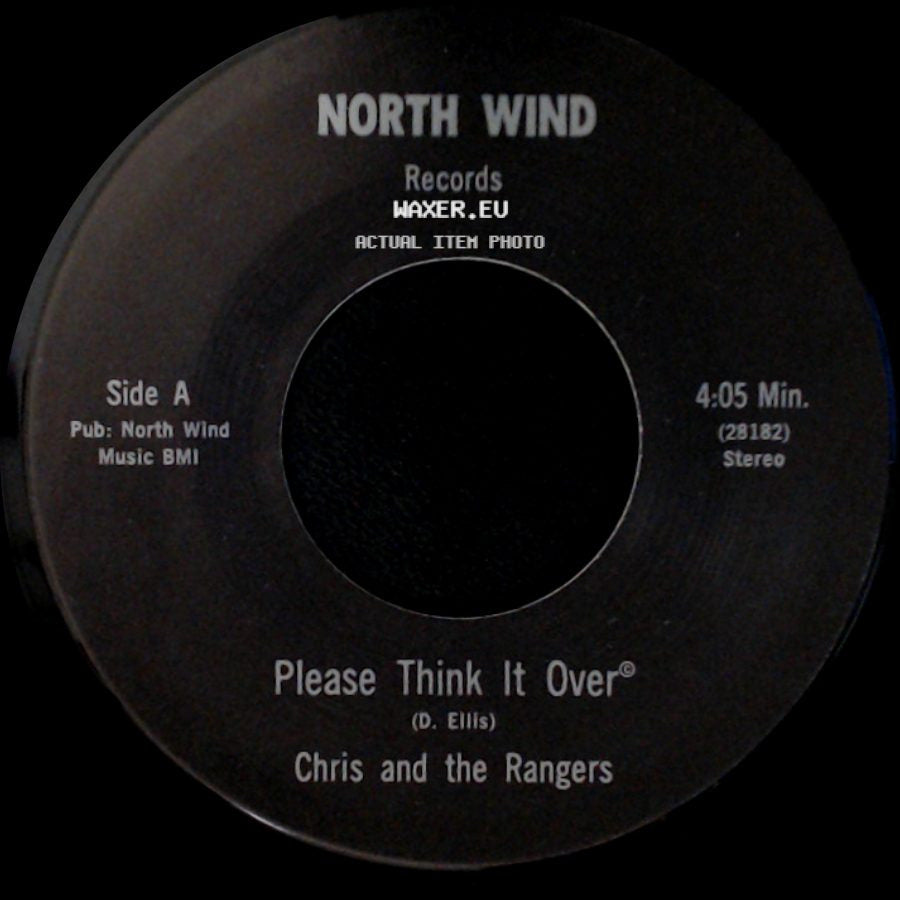 Chris And The Rangers - Please Think It Over / Sing Me A Tune side A