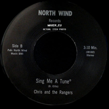 Chris And The Rangers - Please Think It Over / Sing Me A Tune side B