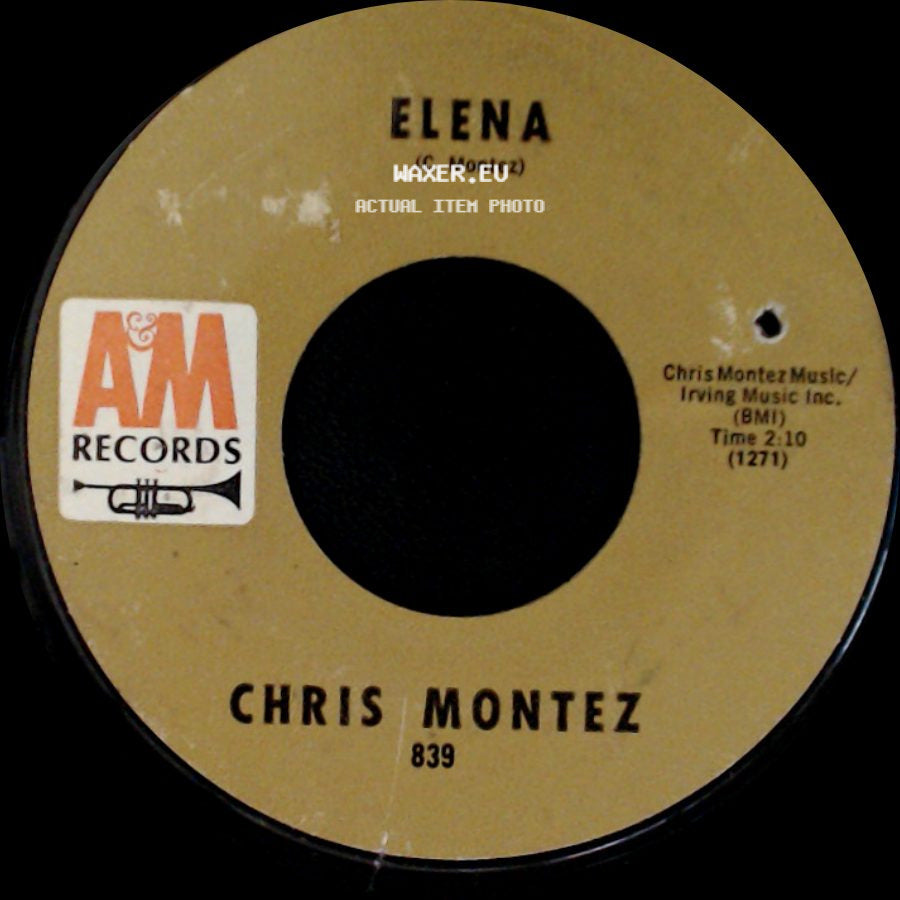 Chris Montez - Elena / Because Of You side A
